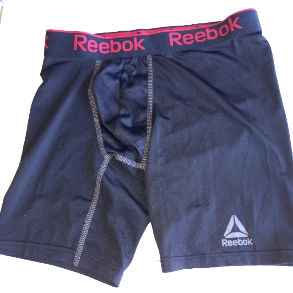 Reebok's underwear shorts size small 2 pair. Black